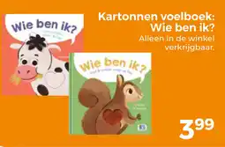 Trekpleister Kartonnen voelboek: Wie ben ik aanbieding