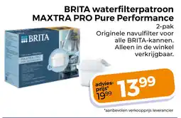Trekpleister BRITA waterfilterpatroon MAXTRA PRO Pure Performance aanbieding