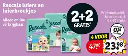 Kruidvat Rascals luiers en luierbroekjes aanbieding