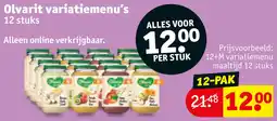 Kruidvat Olvarit Variatiemenu's aanbieding