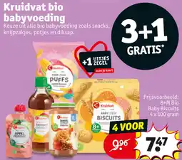 Kruidvat Kruidvat bio babyvoeding aanbieding