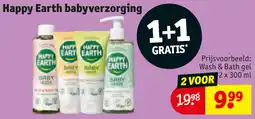 Kruidvat Happy Earth babyverzorging aanbieding