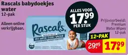 Kruidvat Rascals babydoekjes water aanbieding