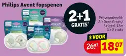 Kruidvat Philips Avent fopspenen aanbieding