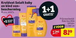 Kruidvat Kruidvat Solait baby en kind Zonbescherming aanbieding