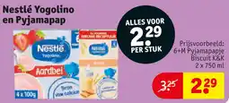 Kruidvat Nestlé Yogolino en Pyjamapap aanbieding