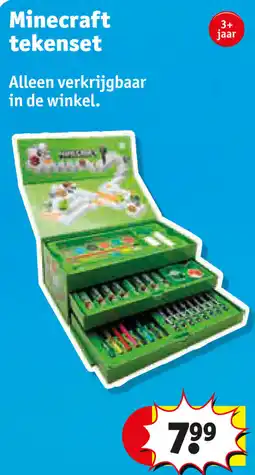 Kruidvat Minecraft Tekenset aanbieding