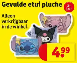 Kruidvat Gevulde etui pluche aanbieding