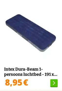 Obelink Intex Dura-Beam 1-persoons luchtbed - 191 x 76 x 25 cm aanbieding