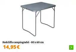 Obelink Redcliffs campingtafel - 80 x 60 cm aanbieding