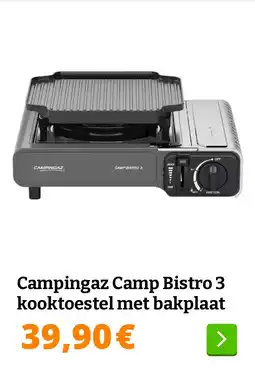 Obelink Campingaz Camp Bistro 3 kooktoestel met bakplaat aanbieding