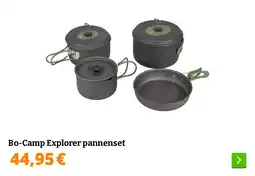 Obelink Bo-Camp Explorer pannenset aanbieding