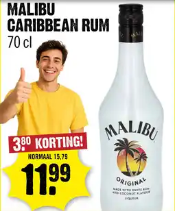 Dirck 3 Malibu Cocos Rum 70 cl aanbieding