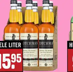 Dirck 3 Scotchman Whisky HELE LITER aanbieding