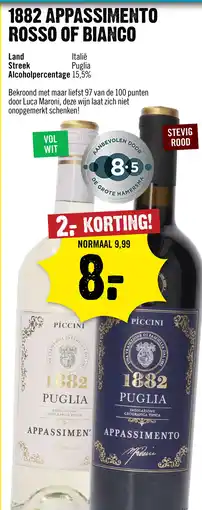 Dirck 3 1882 Puglia Appassimento 75 cl aanbieding