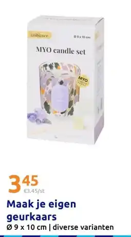 Action Maak je eigen geurkaars aanbieding