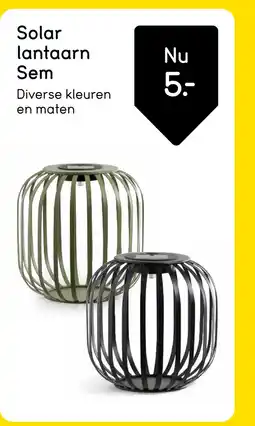 Leen Bakker Bekijk solar lantaarn Sem aanbieding