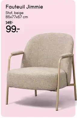 Leen Bakker Bekijk Fauteuil Jimmie aanbieding