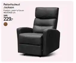 Leen Bakker Bekijk Relaxfauteuil Jackson aanbieding