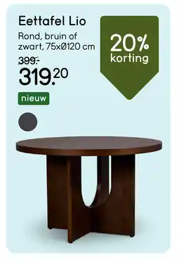 Leen Bakker Bekijk Eettafel Lio aanbieding