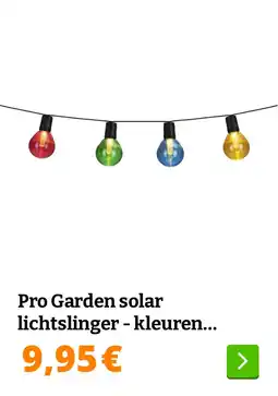 Obelink Pro Garden solar lichtslinger - kleuren bollen aanbieding
