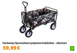 Obelink Packaway Opvouwbare polyester bolderkar - Abstract aanbieding