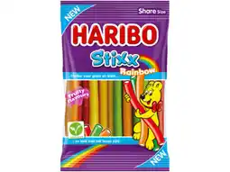 Hoogvliet Haribo Stixx rainbow aanbieding
