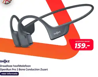Shokz OpenRun Pro 2 Bone Conduction Zwart