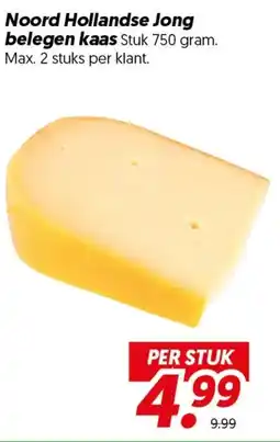 Dekamarkt Noord Hollandse Jong belegen kaas aanbieding
