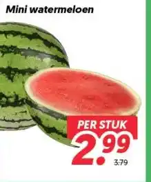 Dekamarkt Mini watermeloen aanbieding