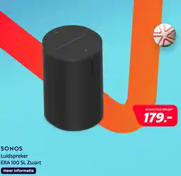 Electroworld Sonos Era 100 SL - Zwart aanbieding