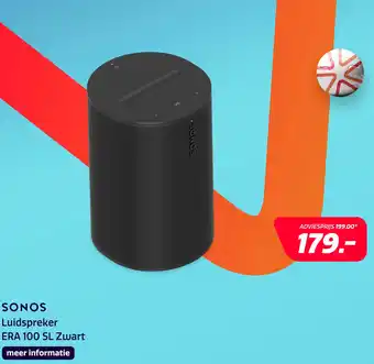 Sonos Era 100 SL - Zwart