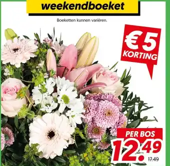 Dekamarkt Boeketten kunnen variëren. aanbieding