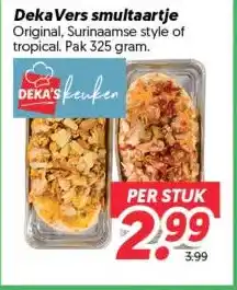 Dekamarkt Deka Vers smultaartje aanbieding