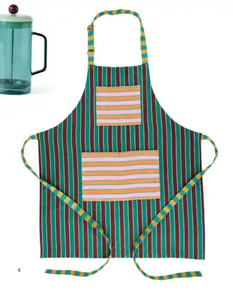 MoMa Design Store Dusen Dusen Striped Cotton Apron aanbieding