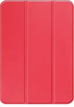 Coolblue Just In Case Smart Tri-Fold Apple iPad (2025/2022) Book Case Rood aanbieding