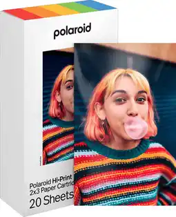 Coolblue Polaroid Hi-Print 2x3 Fotopapier (20 stuks) aanbieding