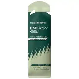 Holland & Barrett 1+1 gratis | Holland & Barrett Energy Gel Unflavoured - 50g aanbieding