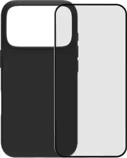 Coolblue BlueBuilt Back Cover iPhone 17 Pro Zwart + BlueBuilt iPhone 17 Pro Screenprotector Glas aanbieding