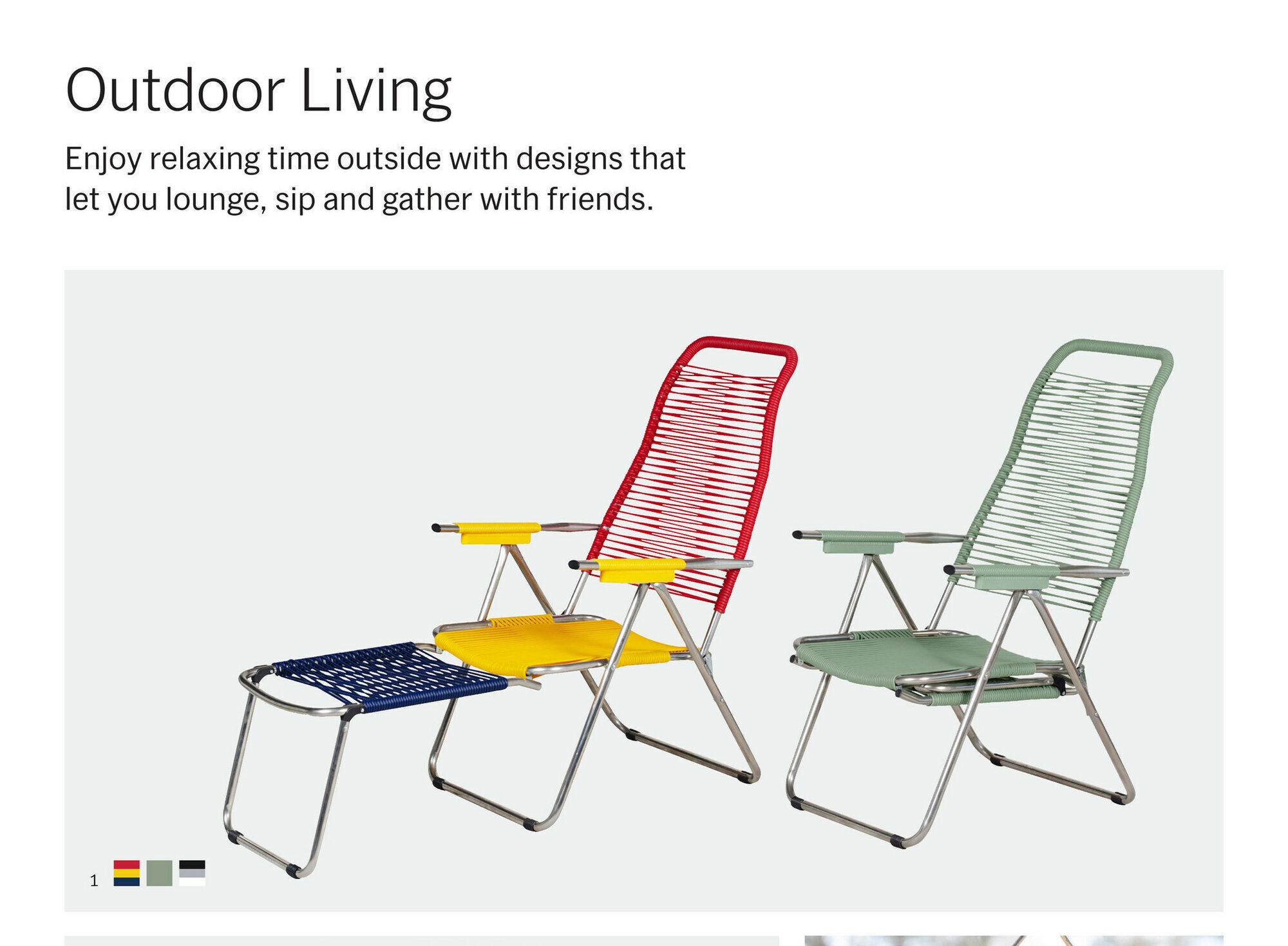 Spaghetti Outdoor Lounge Chair aanbieding bij MoMa Design Store