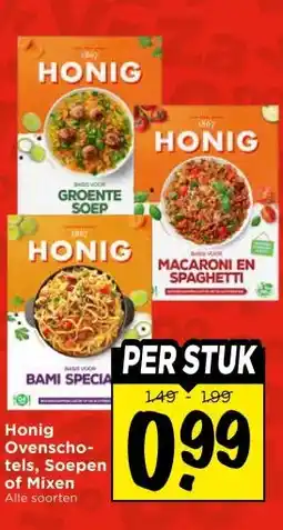 Vomar Voordeelmarkt Honig Ovenscho- tels, Soepen of Mixen aanbieding