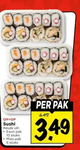 Vomar Voordeelmarkt Sushi aanbieding