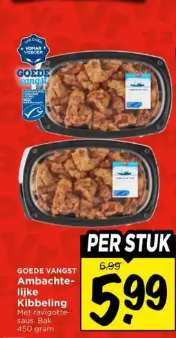 Vomar Voordeelmarkt GOEDE VANGST Ambachte- lijke Kibbeling aanbieding
