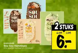 Vomar Voordeelmarkt DIEPVRIES Sou Sou Handijsjes aanbieding