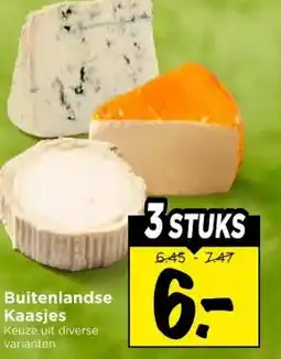 Vomar Voordeelmarkt Buitenlandse Kaasjes aanbieding