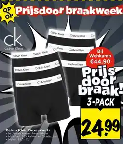 Vomar Voordeelmarkt Calvin Klein Boxershorts aanbieding