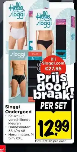 Vomar Voordeelmarkt Sloggi Ondergoed aanbieding