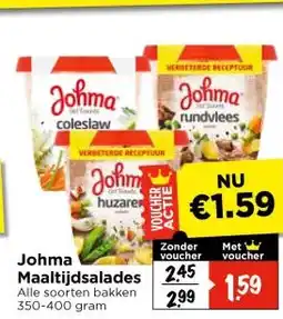Vomar Voordeelmarkt Johma Maaltijdsalades aanbieding