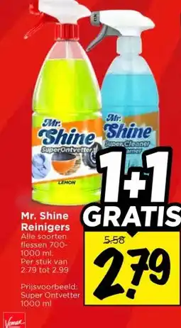 Vomar Voordeelmarkt Mr. Shine Reinigers aanbieding