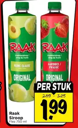 Vomar Voordeelmarkt Raak Siroop aanbieding